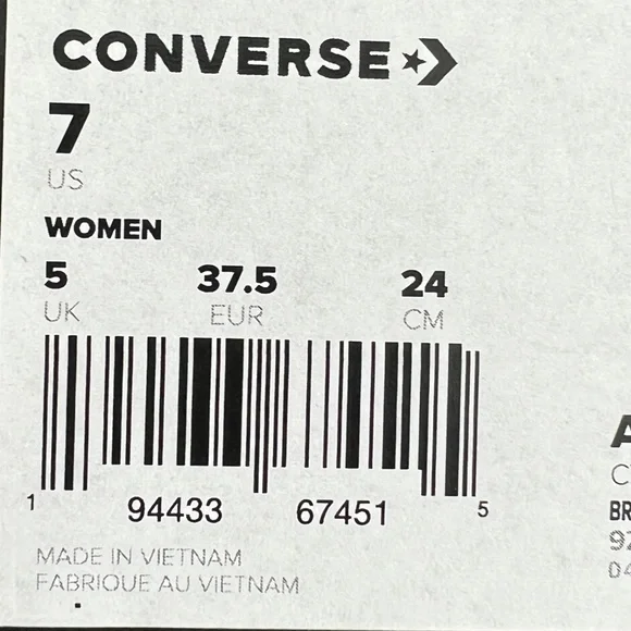 NWT Converse Chuck Taylor All Star Women’s Shoes - Picture 11 of 11